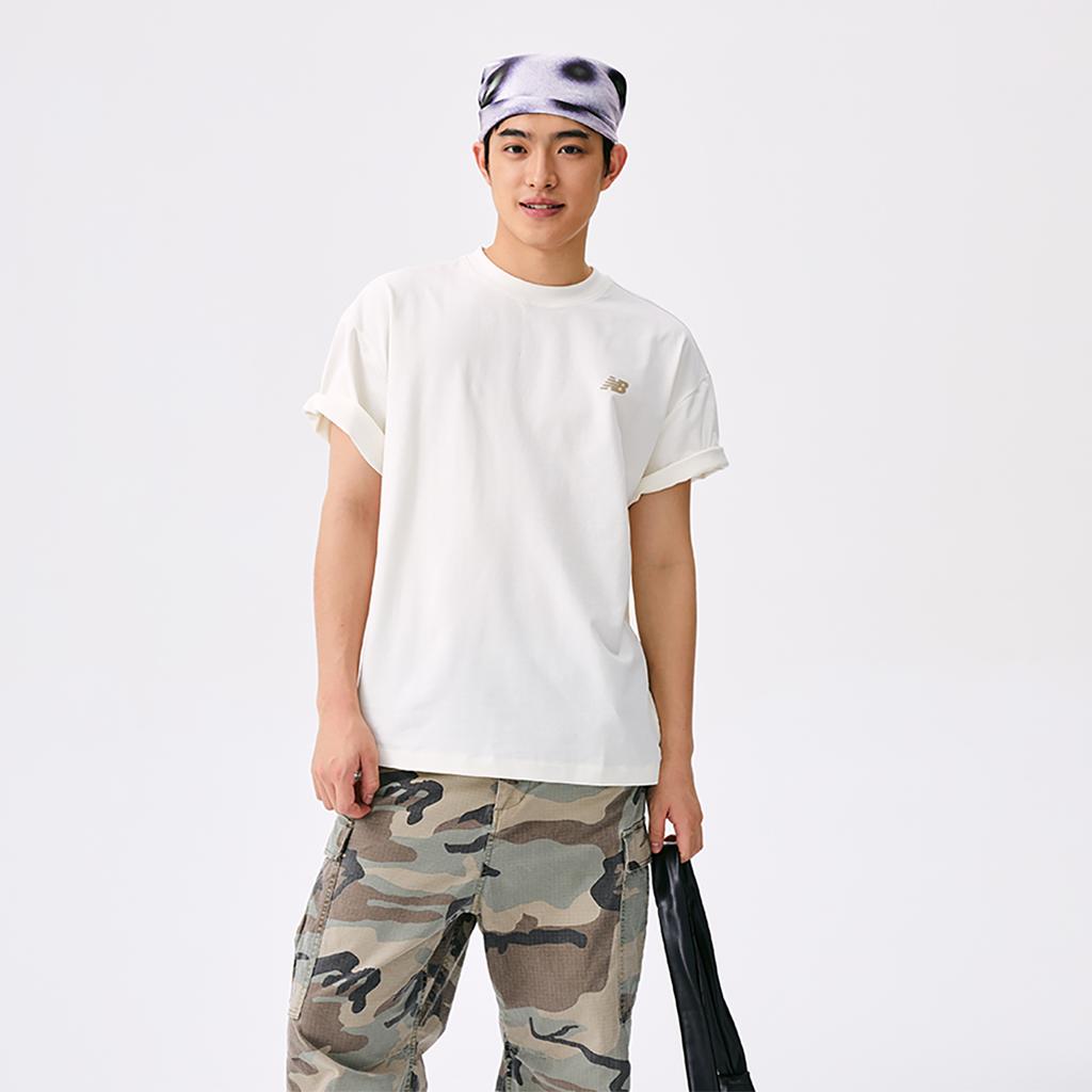 New Balance Sports Life Collection SS25 T Shirt Men's Ivory White AMT52300-CIC