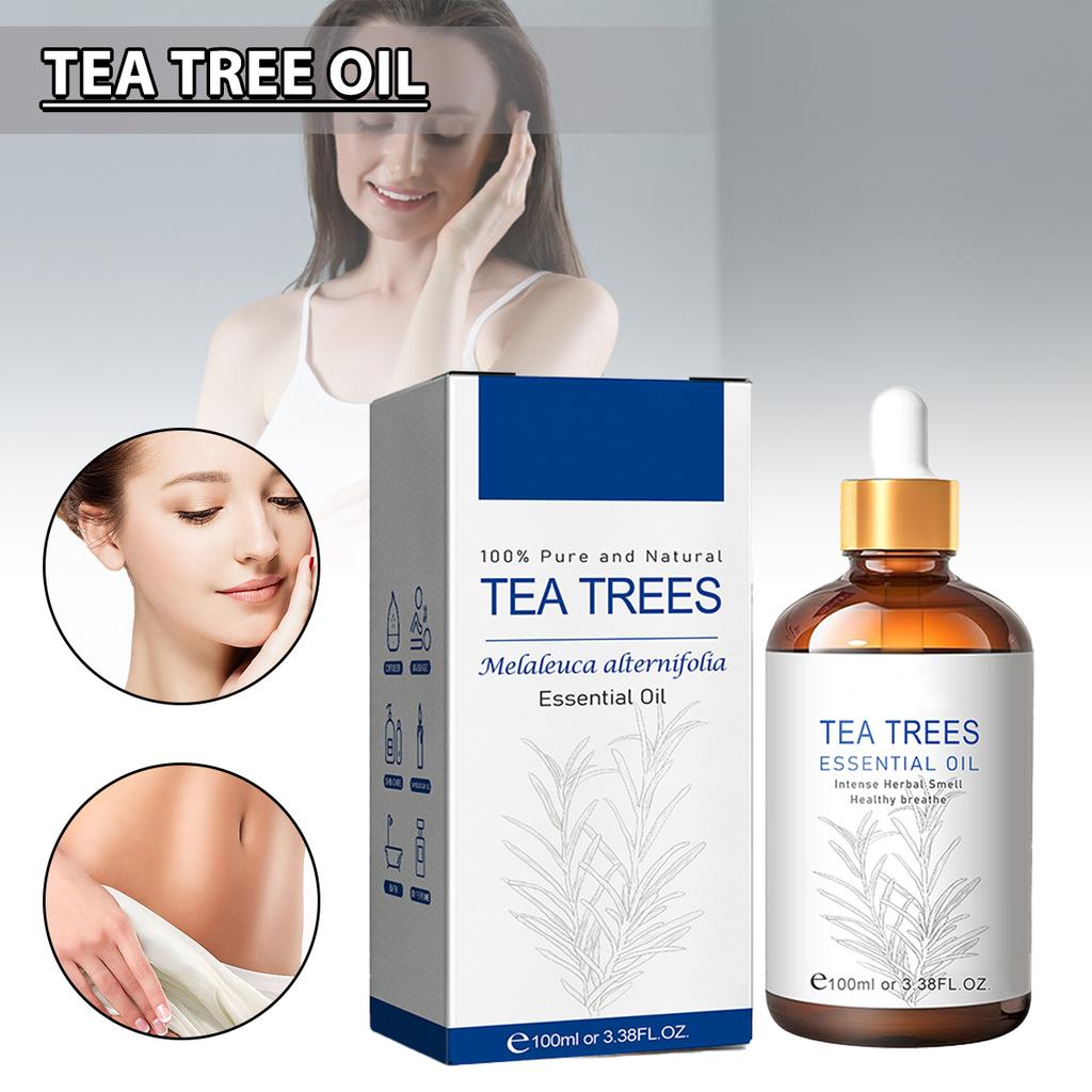 Tingml 100 мл Эфирное масло чайного дерева для лечения грибка ногтей на ...