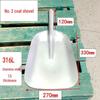 Premium 316L Stainless Steel Coal Shovel