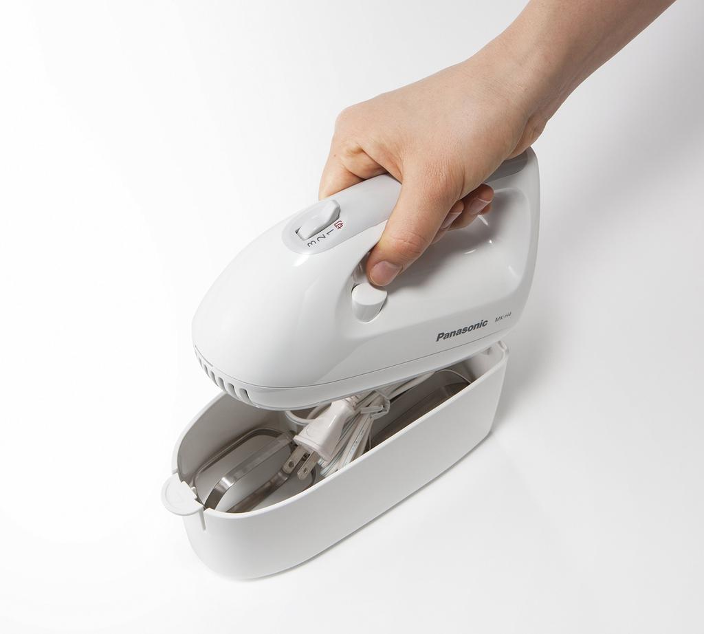 Panasonic Hand Mixer Whisk 3 Speed Switching Function White MK-H4-W