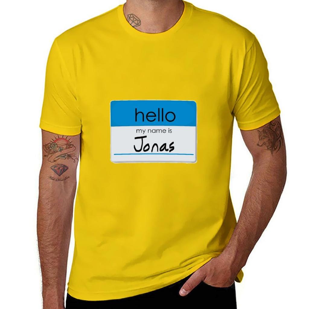 Weezer My Name Is Jonas T-Shirt Kawaii Clothes Anime Clothes Plus Sizes T Shirt for Men