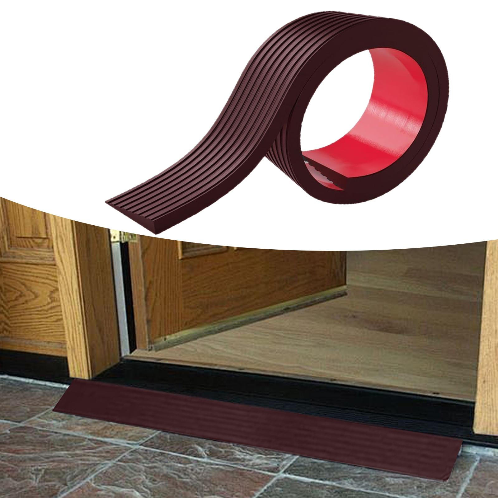 

Компактный дверной пандус, регулируемый ПВХ клин для лестниц и полов Dark Coffee