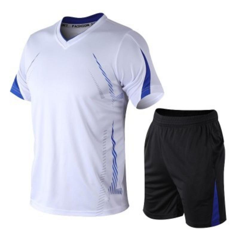 Men's Geometric Print Short Sleeve and Shorts Set