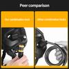 Cable Helmet Lock Quick Locking Waterproof 4-digit Password Anti-theft Motorcycle Helmet Password Lock Bike Supplies