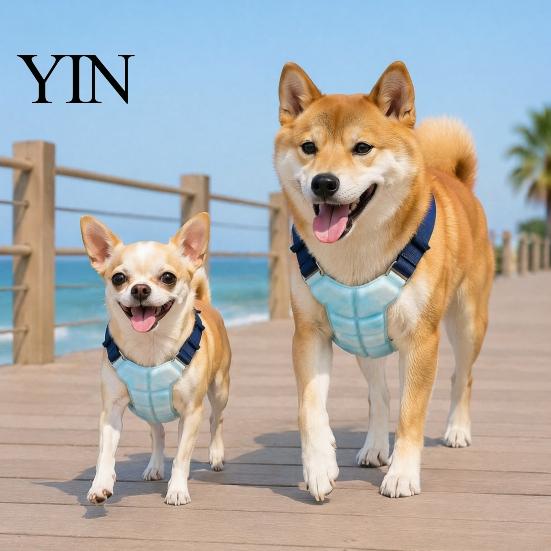Summer Pet Hiking Gear Dog Cooling Vest, Breathable Coat with Gel Ice Packs, Outdoor Accessories Jacket for Large Medium Small Dogs Essentials