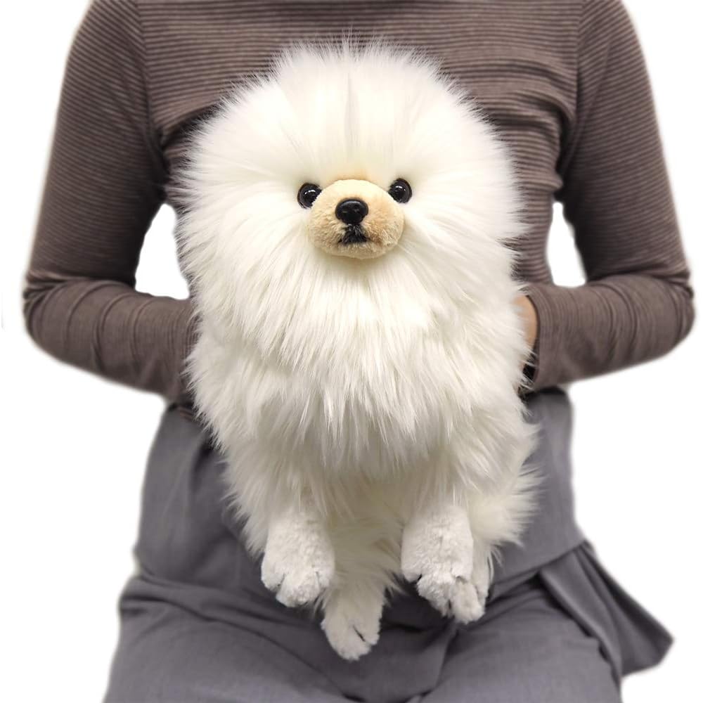 Sunlemon Pomeranian Plush Toy 18x44x22cm Cute Animal Dog Soft Stuffed Animal