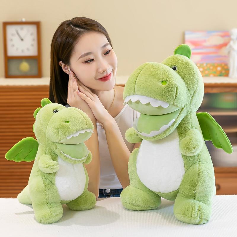 Plush Animal Creative Big Plush Soft Dinosaur Plush Toy Dinosaur Doll Plush Stuffed Children Funny Toy Boy Room Decoration Gift