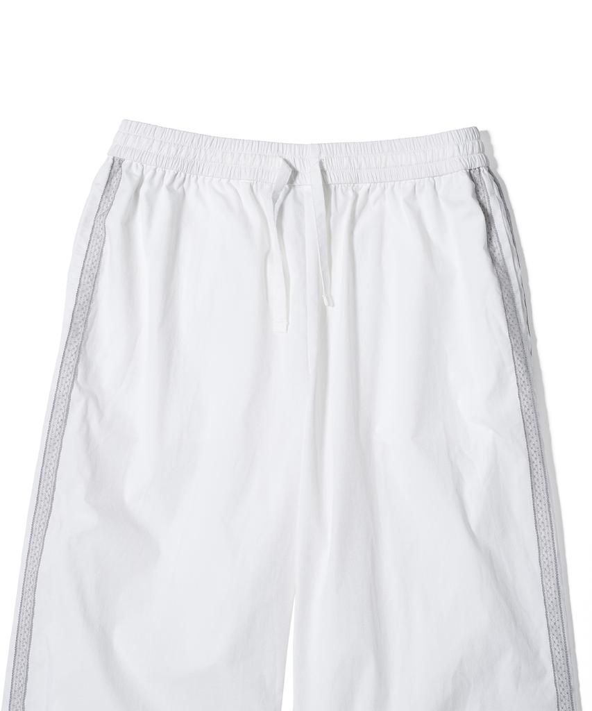 YOUHEE Ruffle Detailed Banding Pants White