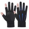 LOOGDEEL Summer Two Finger Ice Silk Gloves Outdoor Sports Ice Silk Gloves Thin Sunscreen Quick Drying Breathable Cycling 6