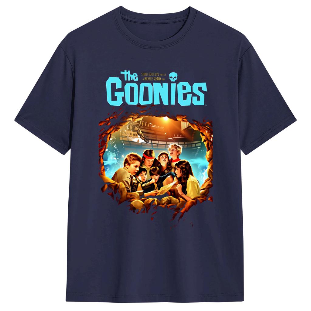 The Goonies Never Say Die Pure Cotton T Shirt For Mens Beach O Neck Trending Tee Shirt Oversized Casual Clothes