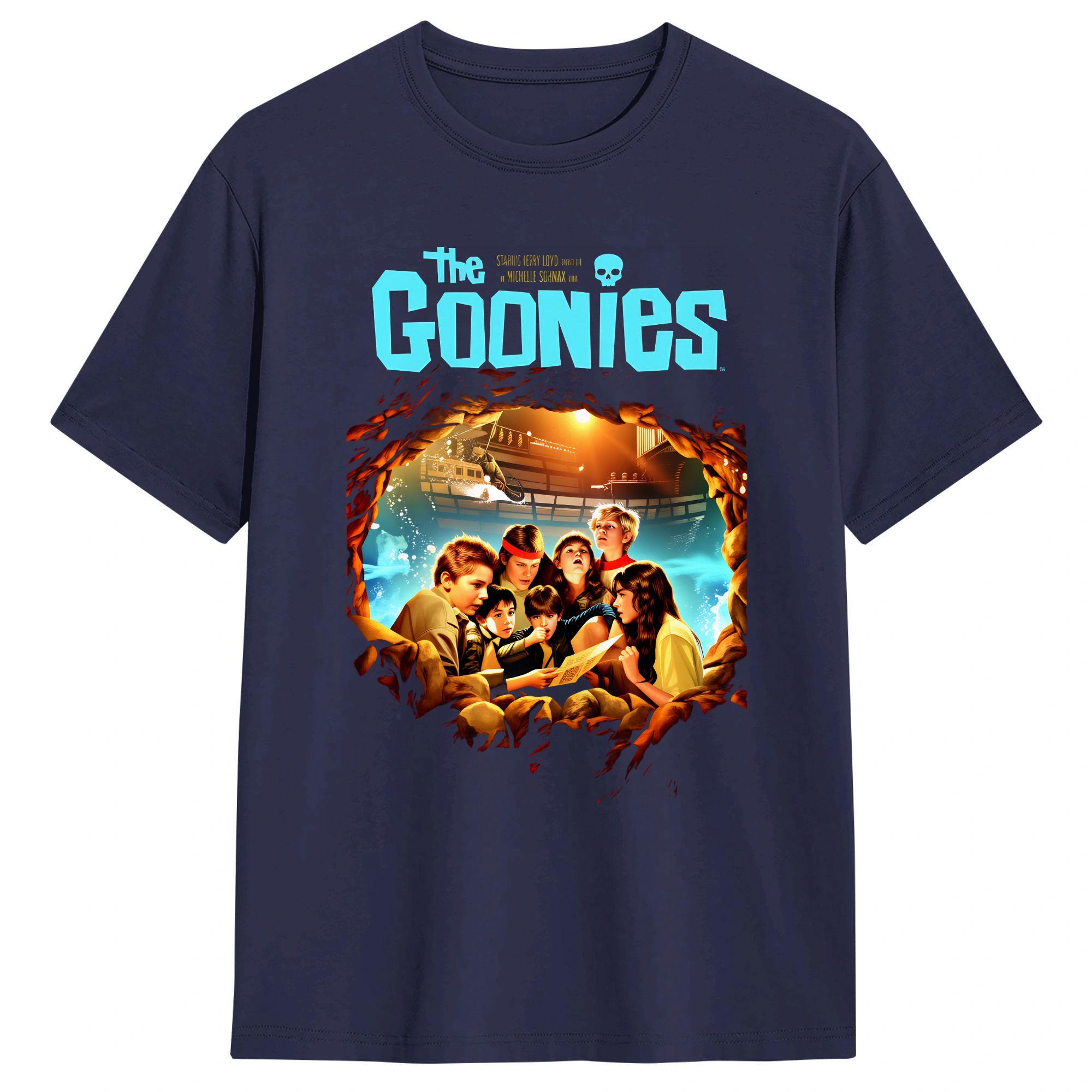 

The Goonies Never Say Die Pure Cotton T Shirt For Mens Beach O Neck Trending Tee Shirt Oversized Casual Clothes 4XL