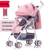 Multifunctional Lightweight Foldable Baby Stroller with High Landscape Design