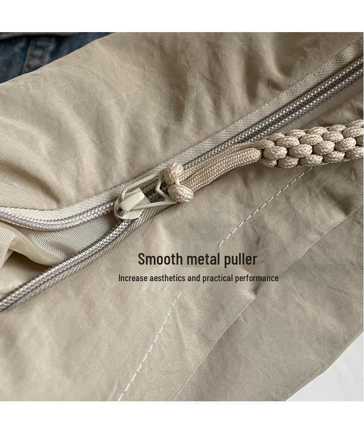 Japanese Style Large Capacity Nylon Crossbody Bag - Unisex Travel Duffle Bag