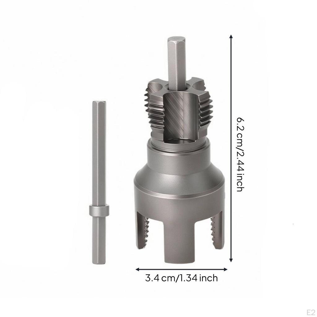 Threading Cutter with Hex Shank DrillCompatible Pipe Burr Internal and External