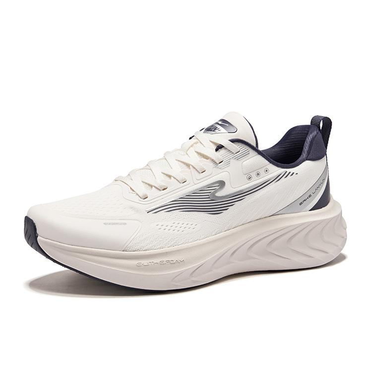 Hongxing Erke Comfortable Versatile Shock Absorption Low-Top Running Shoes Men Sneaker Micro-Crystal-White Cosmic-Blue 51125403013-006
