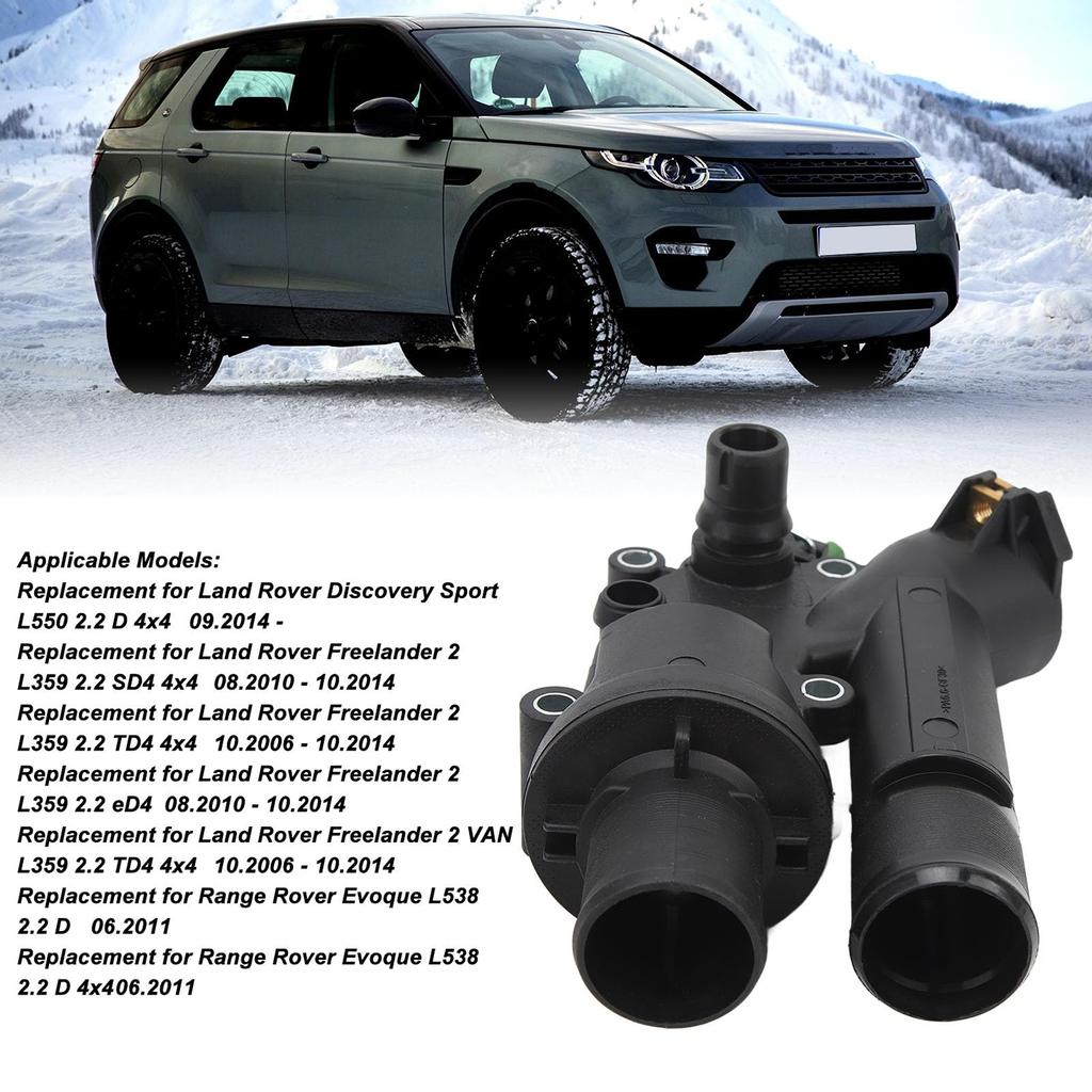 Car Engine Coolant Thermostat Housing Assembly Regulator Environmental Protections Temperature Control for L550 LR001312