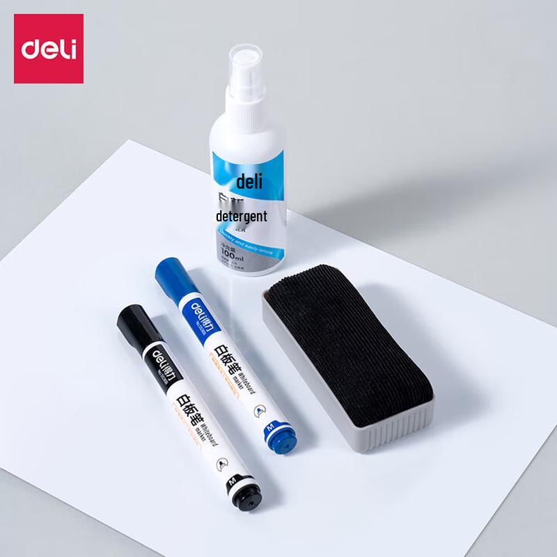 Deli Whiteboard Cleaning and Eraser Set