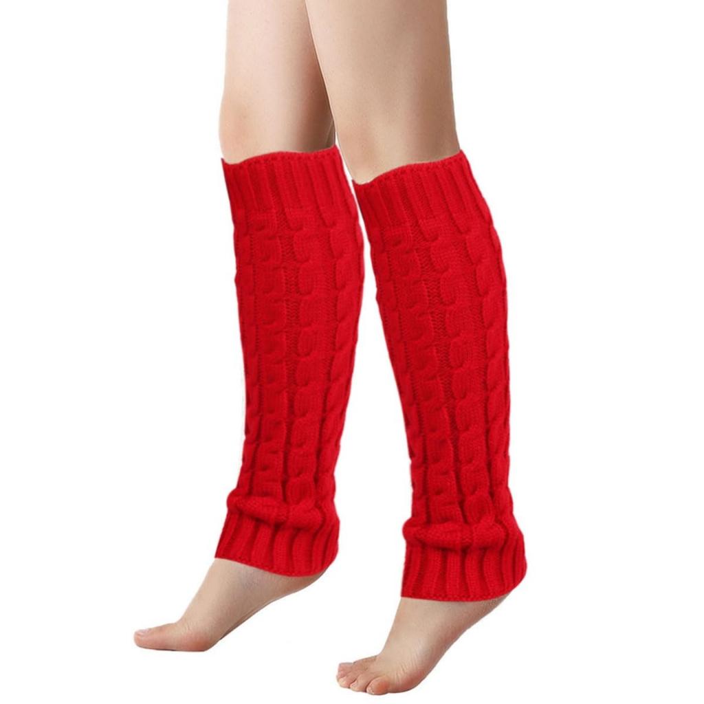 Women's Winter Piled Socks Eight-character Twisted Knitted Coarse Wool Socks