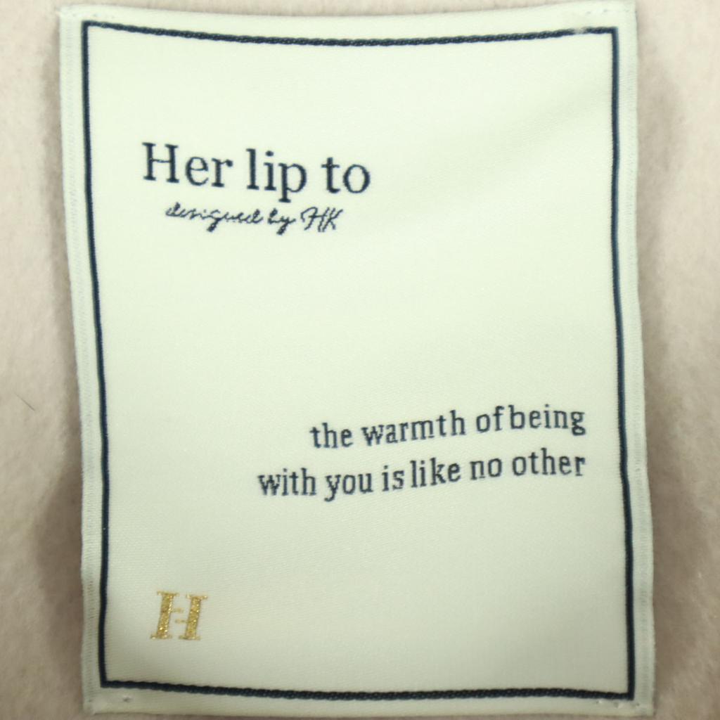 Her lip to Long sleeve No color jacket M pink Short length Women Used