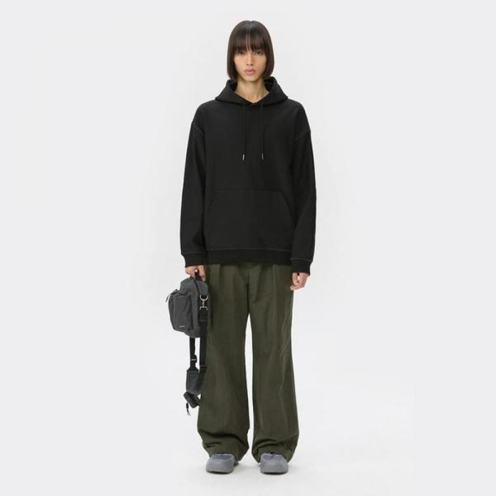 Customellow Black Stitch Hoodie Black Cwtaw25633bkx Black/M