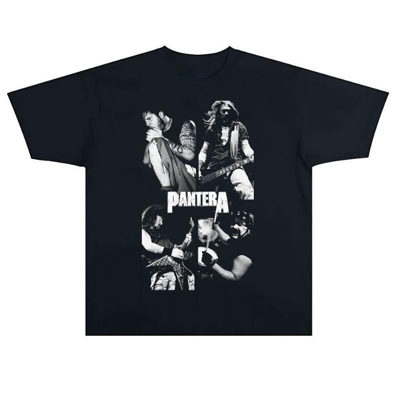 

Летняя Черная Футболка с Коротким Рукавом Pantera USA, Хардкор, Хэви-Метал Группа, Плеть Новая Быстрый Рок Евро-Американская 4XL