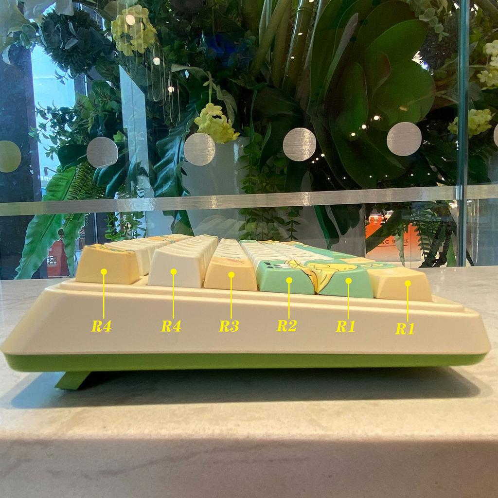 Keycaps PBT Dye-Sublimated Keycap Mechanical Keyboards MDA Profile Keycaps for 68/75/87/104/108 Keyboards Keycaps