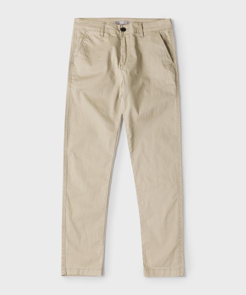 PANICALE Beige Regular Slim Fit Cotton Pants (Type B)