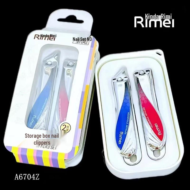 Jindamei A6704Z Large Nail Clippers Set - Pointed & Flat Edge Clippers