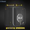 Transparent Seamless Adhesive Hooks