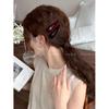 Korean Velvet Water Drop Hair Clip for Women - 2025 Versatile Bangs & Side Hair Accessory