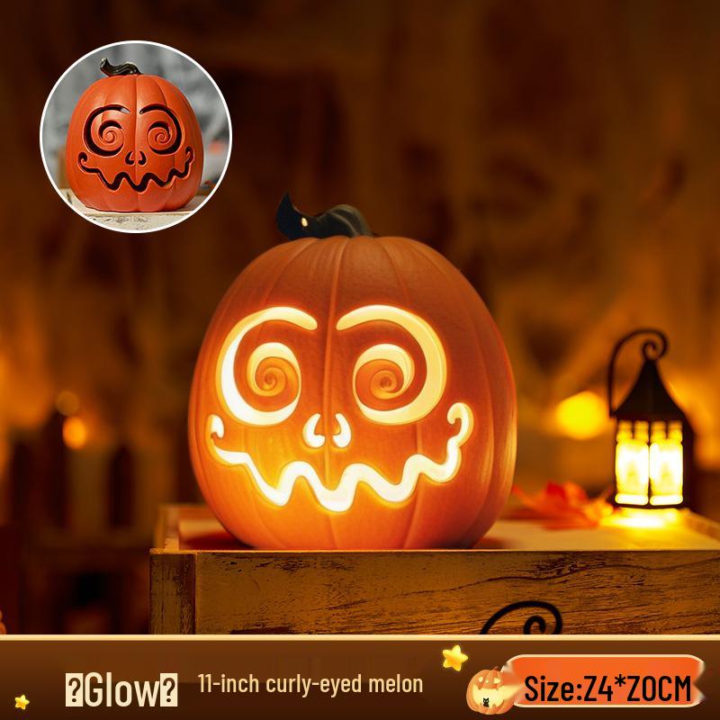 Large Luminous Pumpkin Lantern for Halloween Outdoor Theme Decorations
