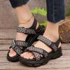 Sandali da Donna Edizione Coreana Sandali Sportivi da Donna Scarpe Casual Traspiranti a Punta Aperta per Donna Fondo Spesso Antiscivolo Scarpe da Spiaggia