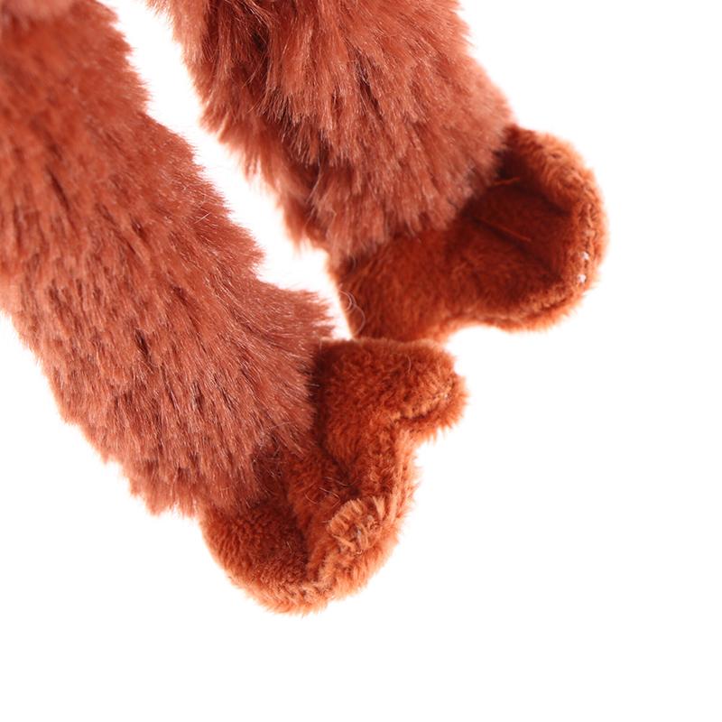 Cute Plush Key Chain Fur Monkey Toys Orangutan Keychain Women Bag Pendant Car Trinket Decorate