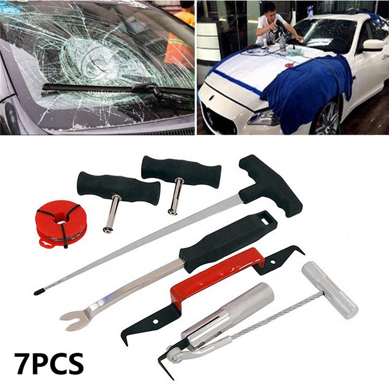 7pcs Professional Easy Use Car Auto Windshield Wind Glass Removal Tool Kit