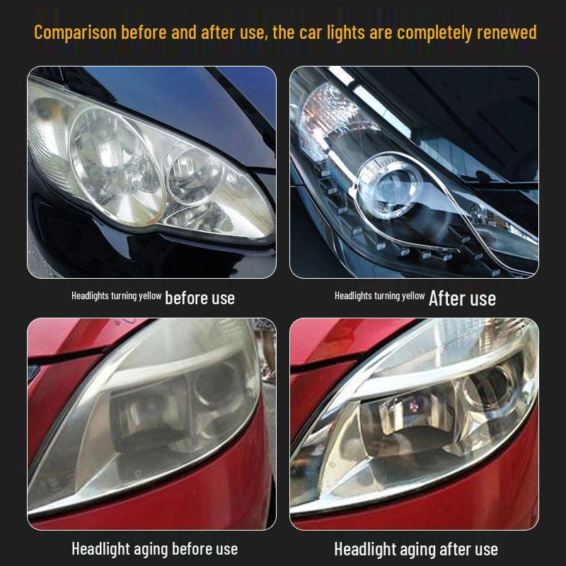 Car Headlight Restoration Agent - No Sanding Required