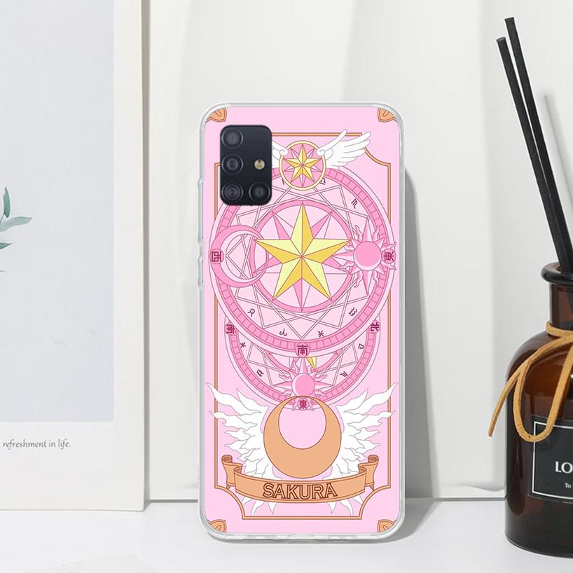CardCaptor Sakura Anime Phone Case For Samsung Galaxy A52 A42 A32 A22 A12 A02S A72 A51 A50S A41 A31 A21S A71 A40 A30S A20S A10S
