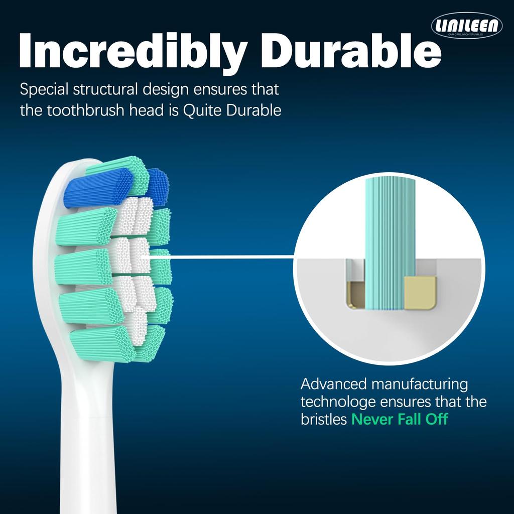 LINILEEA Electric Toothbrush Replacement Brush Sets for Philips Sonicare DiamondClean Series and 3100 Series Improved 10 Brush Sets [2025 Model]