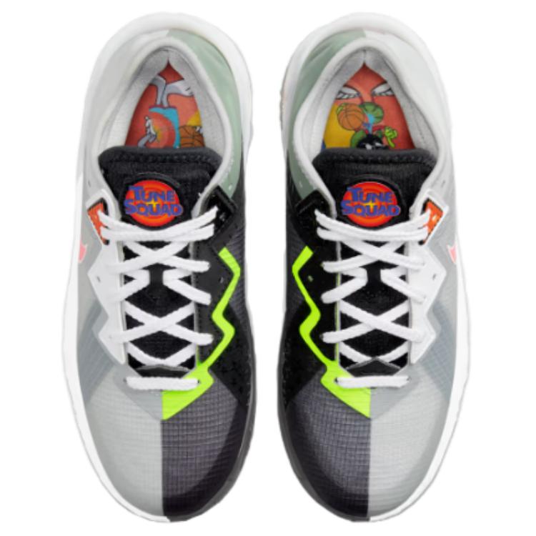 Nike Jr. Lebron 18 Low X Space Players 'Grey White' CV3760-005