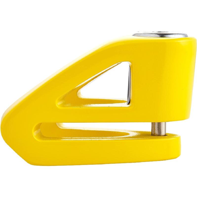 Bloccadisco, Perno di bloccaggio da 10 mm Antifurto Acciaio legato Tipo a peso Design a V, Applicabile a Motocicletta Bicicletta elettrica Scooter, Fluorescente