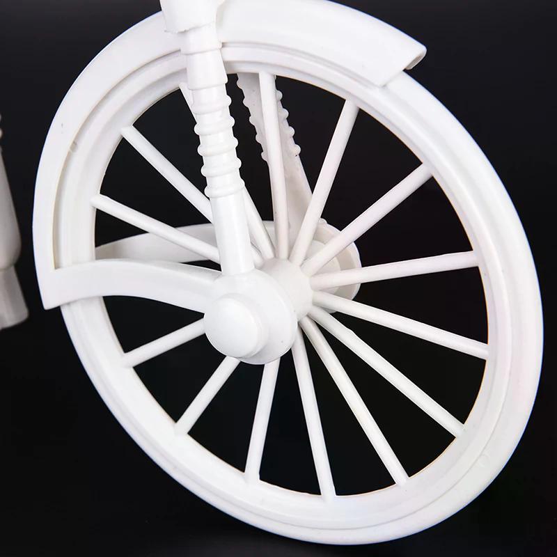 Design Flower Basket Storage Party Decoration New Plastic White Tricycle Bike