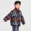 Duoduojia Boys' Vintage Floral Sherpa Fleece Winter Jacket