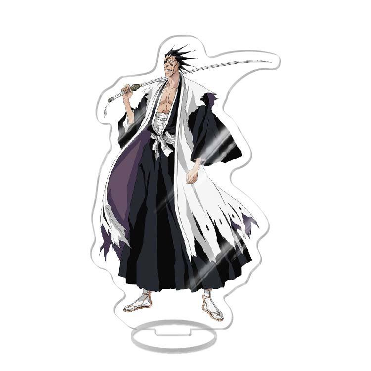Hot Anime Bleach Figure Kurosaki Ichigo Urahara Kisuke Aizen Sousuke Cosplay Acrylic Stand Model Plate Desk Decor Standing Sign
