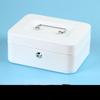 2024 New Practical Petty Cash Money Box with Keys Stainless Steel Security Lock Lockable Safe Small Fit for House Decoration