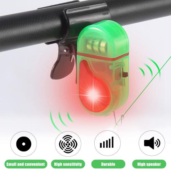 2Pcs Fishing Bite Alarms High Decibel Easy Installation Sensitive Electronic Sound Bite Alert