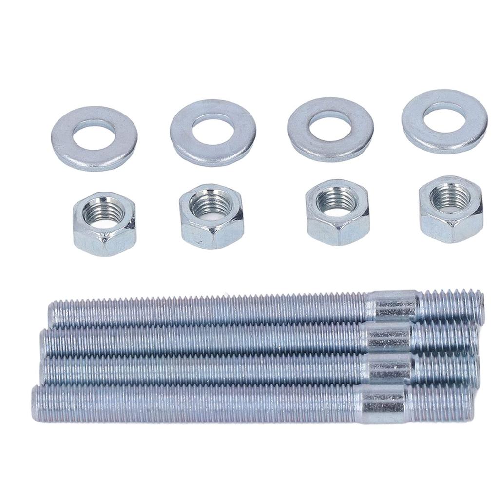 Carburetor Bolt 5/16" Thread Zinc Plated 3.5" Length 4-Piece Steel Carburetor Bolt Set