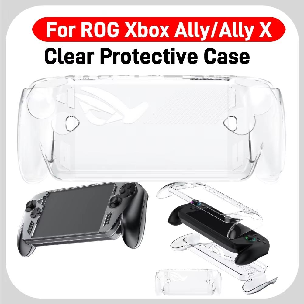 Transparent Case PC Hard Protector Shell For ROG Xbox Ally X Anti-Slip Anti-Drop Protective Cover Game Console Clear Skin Covers