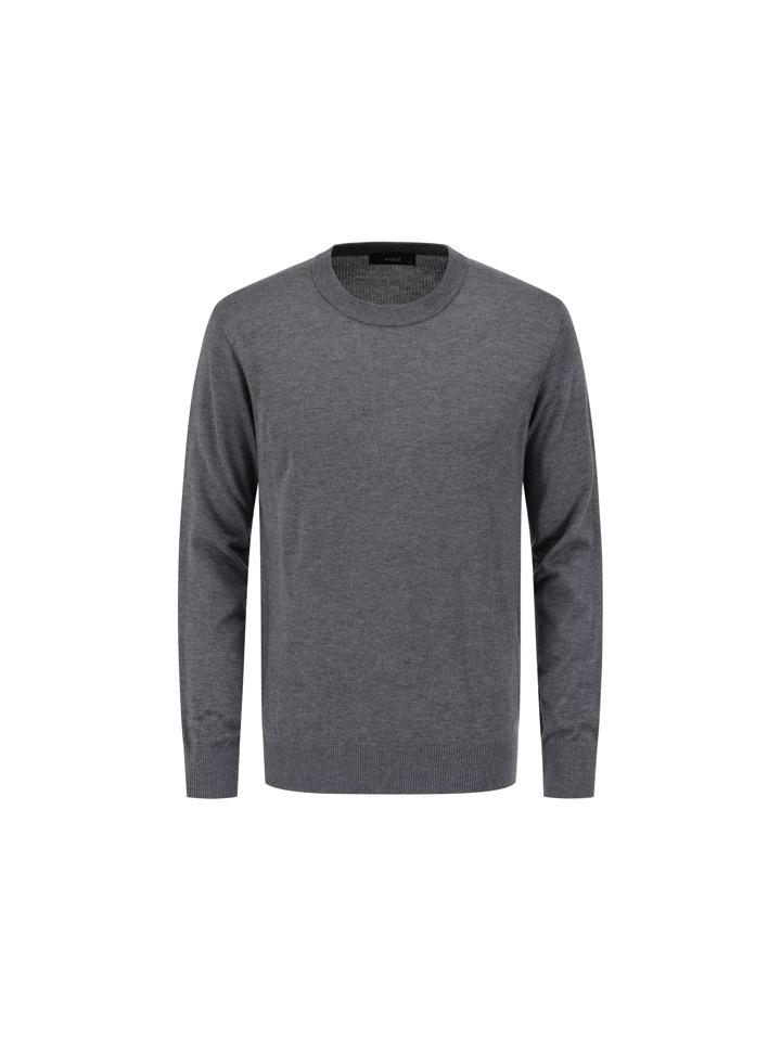 AND Z Men'S Ribbed Color Block Wool Silk Knit_Bzf3Er1201