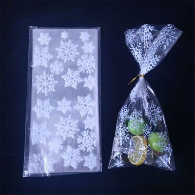 Transparent Party Supplies Cellophane Christmas Candy Bags Cookies Storage Baking Packaging