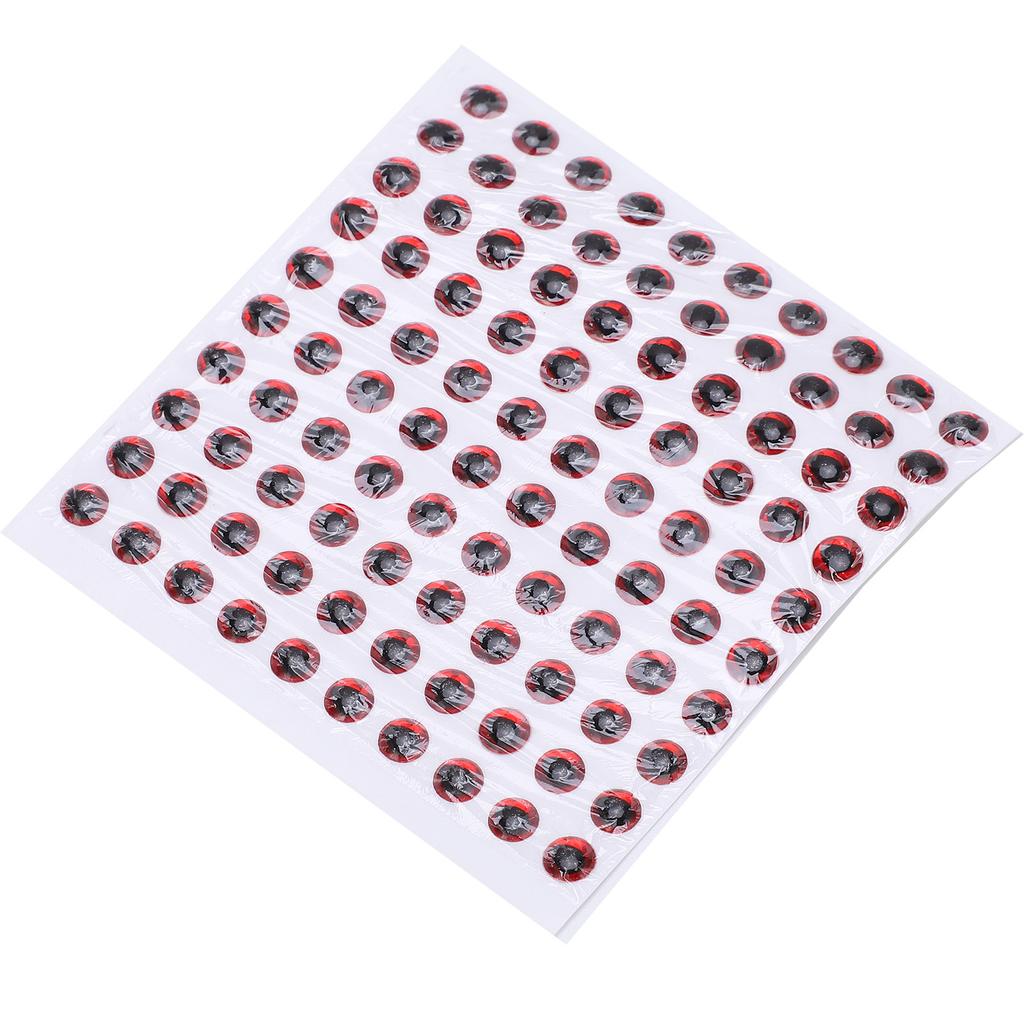 100 Stück Fischaugen 5mm   3D Rund Weich   Leicht Zart Angelköder Augen
