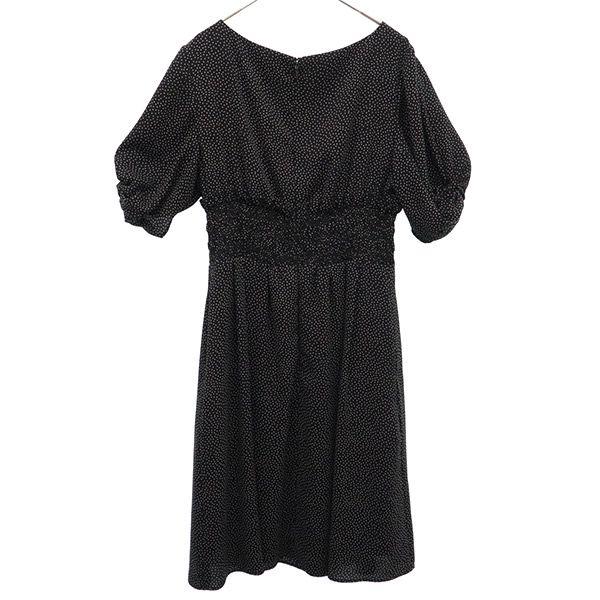 TOCCA Dot Pattern Short sleeve one piece 2 black Women Used